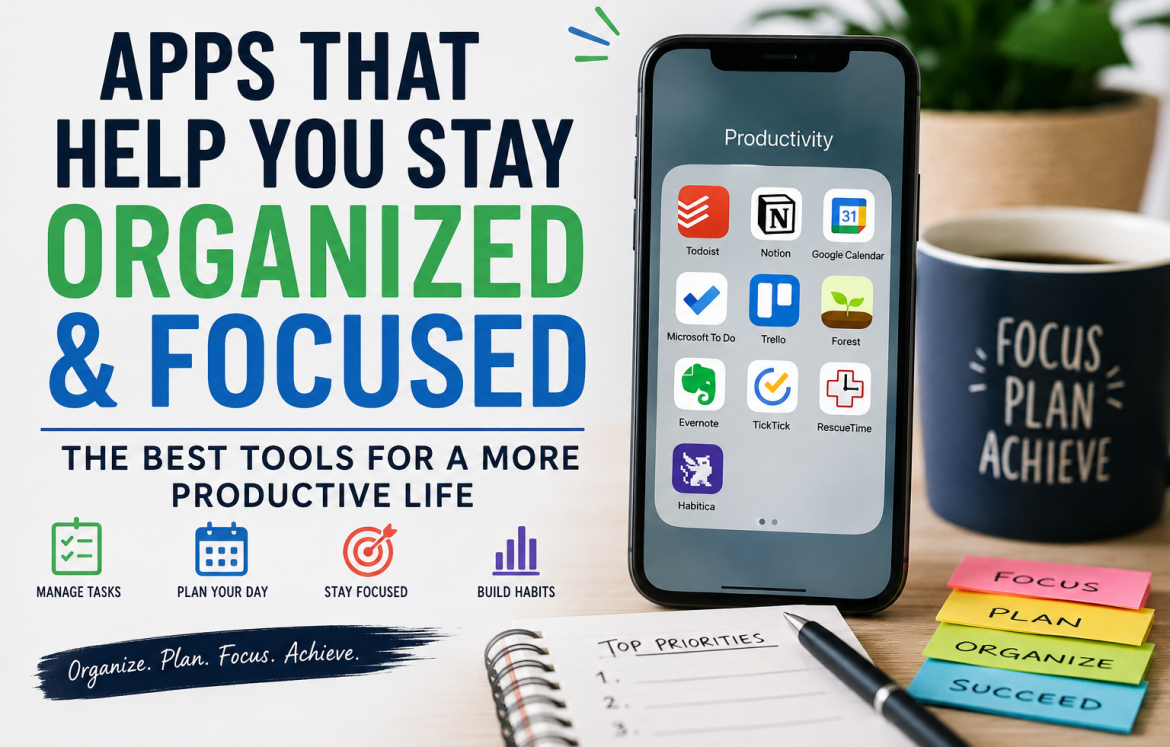 Apps that help you stay Organized