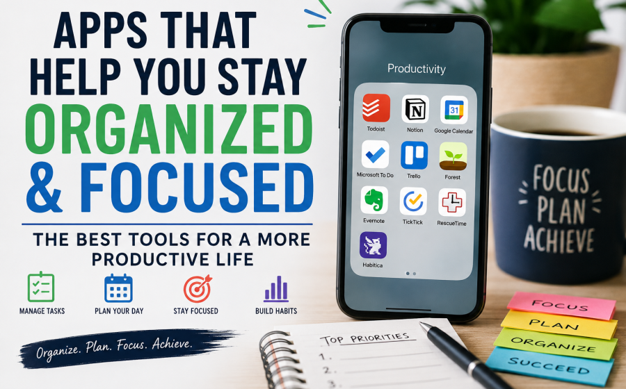 Apps that help you stay Organized